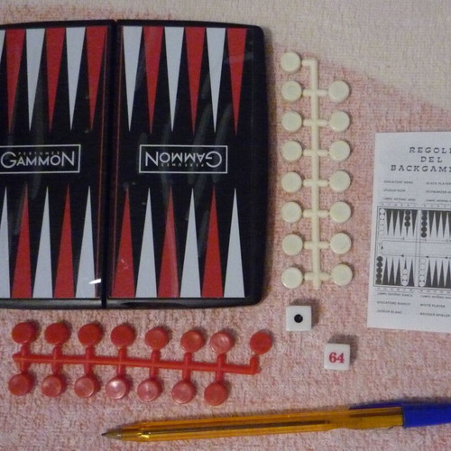 Gammon Magnetic Travel Backgammon New