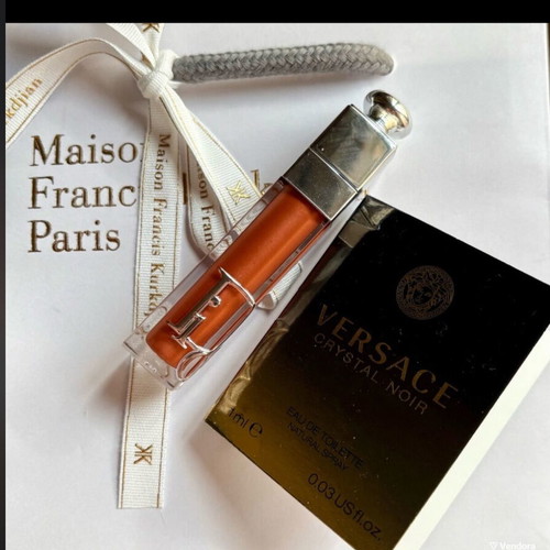 Dior gloss bronze shade new with Versace mini perfume gift