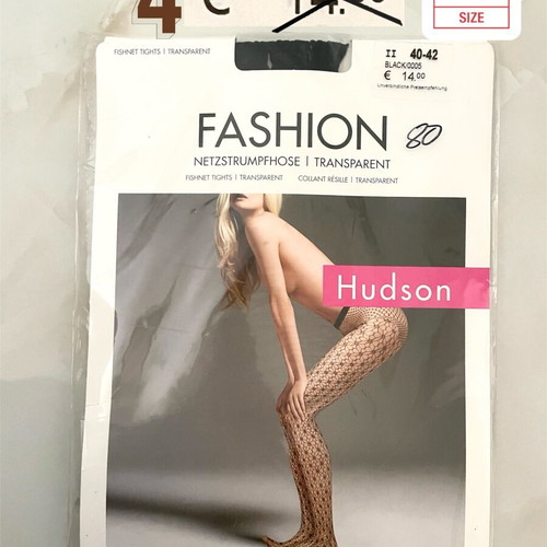 Fishnet tights black new size M