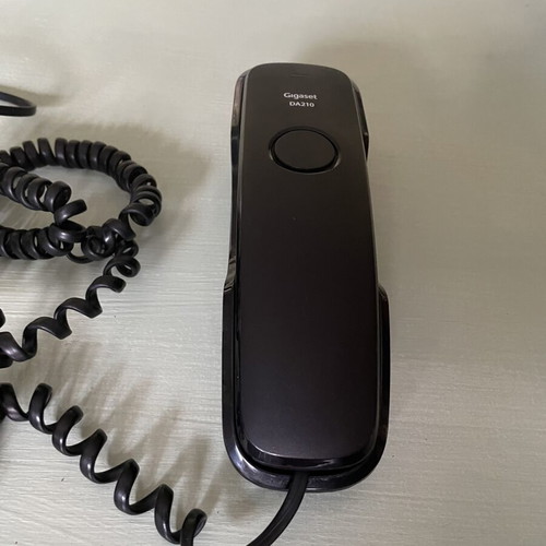 Gigaset DA210 corded phone used, black