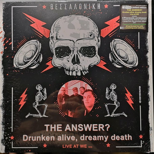 Δίσκος The Answer? Drunken Alive, Dreamy Death Live At We καινούργιος, rock