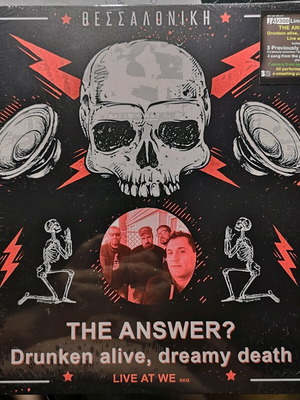Δίσκος The Answer? Drunken Alive, Dreamy Death Live At We καινούργιος, rock