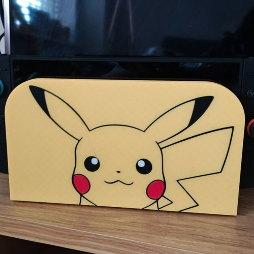Nintendo Switch 2 3D Printed Pikachu Faceplate Cover