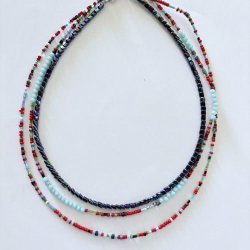 Handmade necklace with beads new