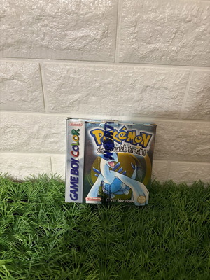 Pokémon Silver Version Game Boy Color used, complete with accessories