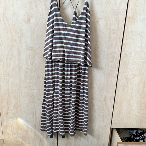 Dress with spaghetti straps like new, colorful cotton