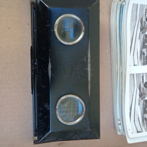 French stereoscope 1930 used with 50 cards