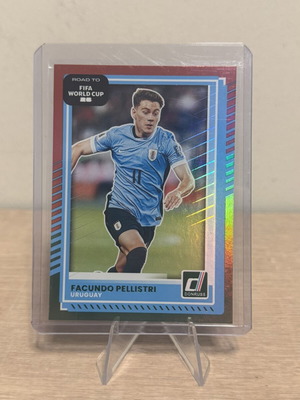 Facundo Pellistri Panini Donruss Red Green Uruguay card new