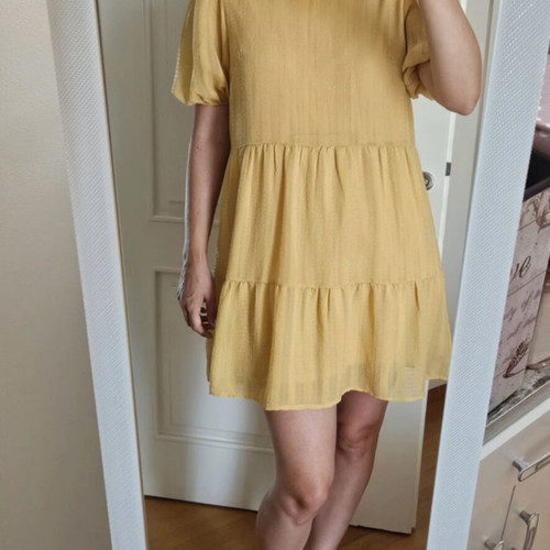 Boohoo mustard dress, size L