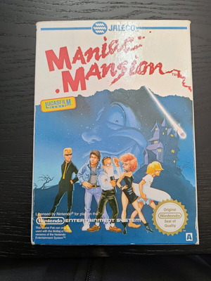 Maniac Mansion Nintendo NES μεταχειρισμένο, UKV εισαγωγή