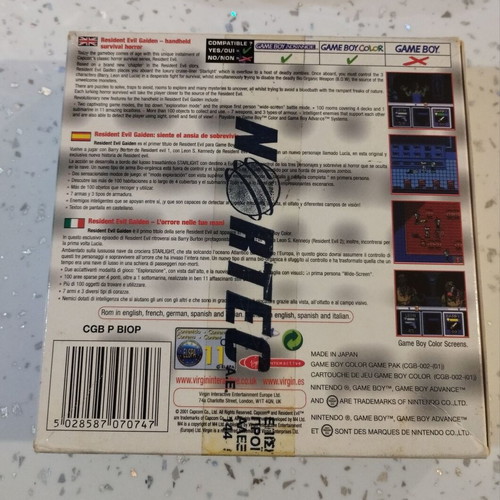 Resident Evil Gaiden Game Boy Color game like new, Greek edition