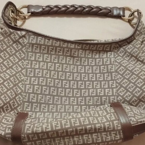 Fendi shoulder bag, beige shades