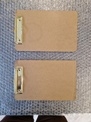 A5 Notepad with Clip like new, 2 pieces
