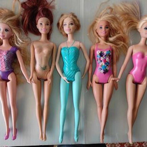 Barbie κούκλες μεταχειρισμένες χωρίς ρούχα, πακέτο 57 τεμαχίων