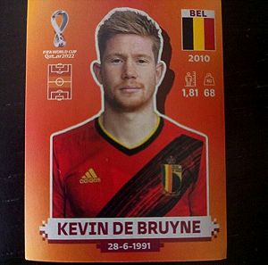 Kevin de bruyne κάρτα του world cup 2022