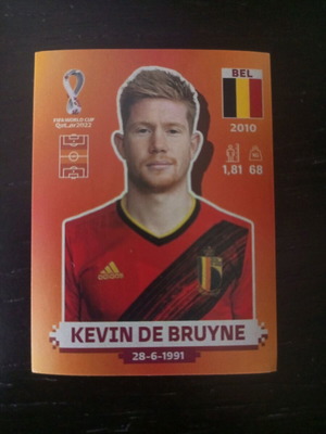 Κάρτα Kevin de Bruyne World Cup 2022 καινούργια