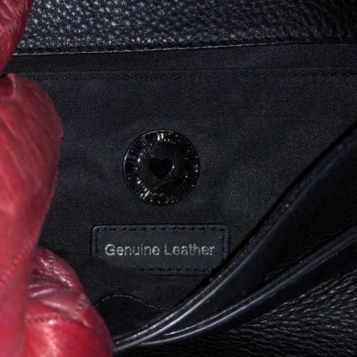 Love Moschino crossbody bag new genuine lamb leather soft
