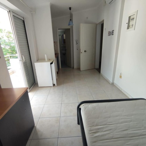 Studio apartment furnished with balcony and air conditioning in Patra