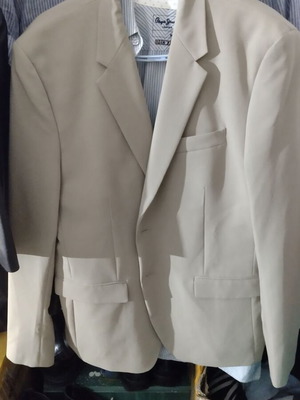Zara men's beige jacket size 54 like new
