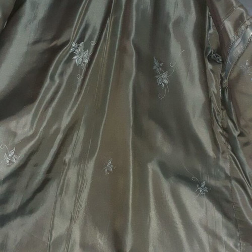 Leather jacket used size 44 dark blue