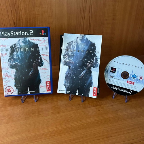 Fahrenheit PS2 game used, adventure
