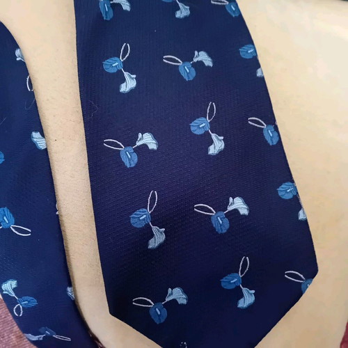 Vintage Christian Dior tie dark blue like new