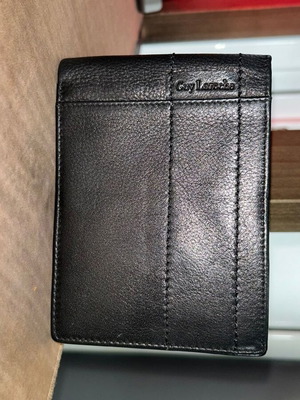 Guy Laroche Μαύρο Δερμάτινο Πορτοφόλι Σαν Καινούργιο