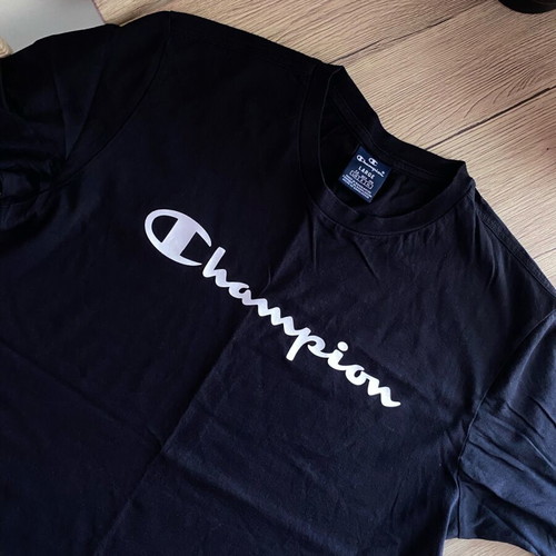 Champion short-sleeve shirt like new, size L, black