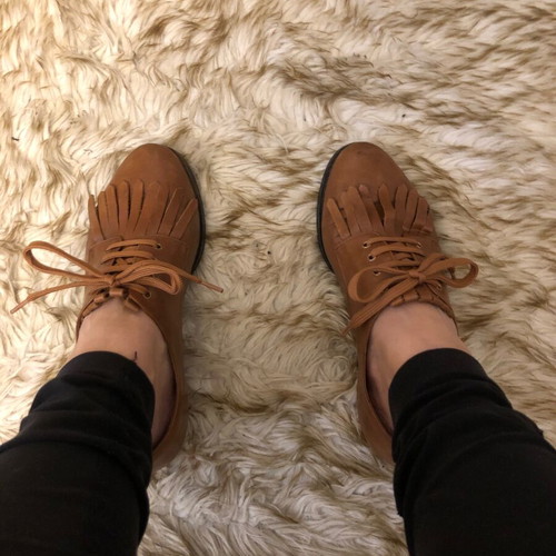 Loafers shoes Chaniotakis used, brown, size 38