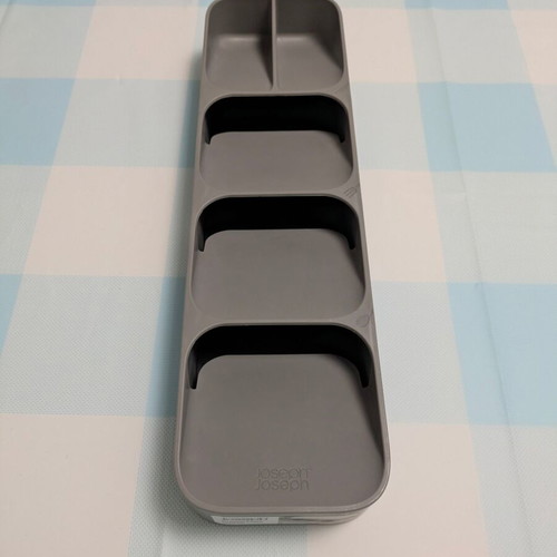 Cutlery holder new, gray, 40x11x6 cm