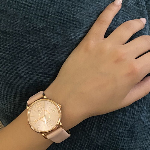 Watch pink gold used, needs battery replacement