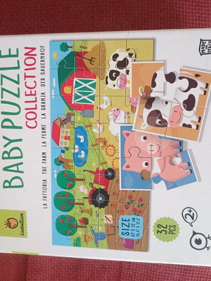 Βρεφικό puzzle δύο όψεων σαν καινούργιο