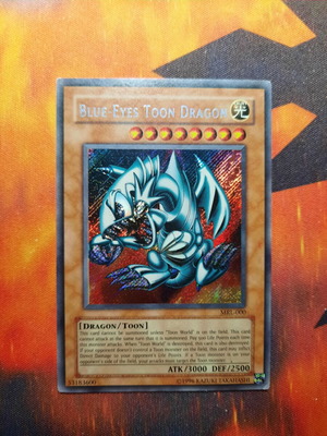 Blue-Eyes Toon Dragon MRL-000 used, American Version 2002 Yu-Gi-Oh!