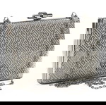  Γυναικείο Τσαντάκι Αμπιγιέ Clutch-ΣΚΟΥΡΟ ΓΚΡΙ