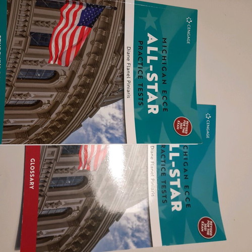 Ecce All Star practice tests used, completed exercises