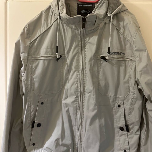Edward Jeans jacket XL used, gray with mark on back