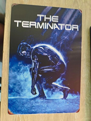 Metal decorative sign The Terminator like new