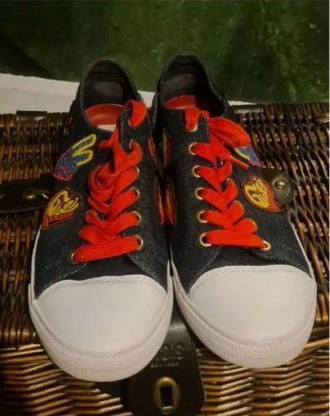 Tommy Hilfiger Gigi Hadid Γυναικεία Sneakers, Πάτσορκ ντένιμ, μέγεθος 39, αλλά σίγουρα 38