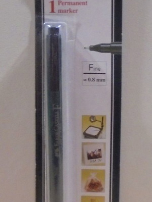 Faber Castell black marker old, new in box