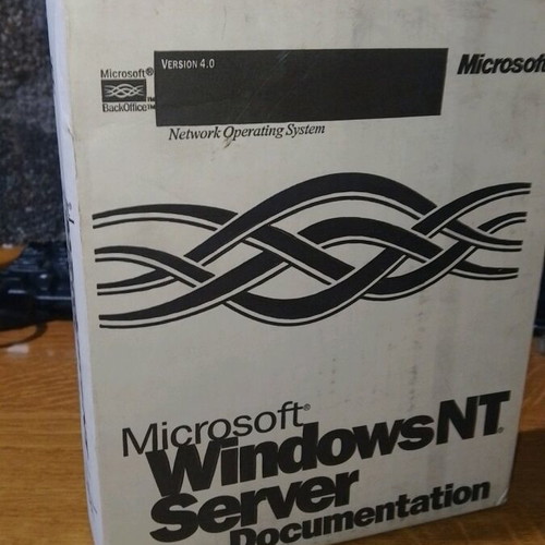 Windows NT server Microsoft documentation 3 books used