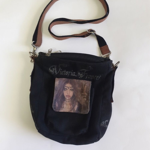 Victoria Frances crossbody bag like new, black and brown