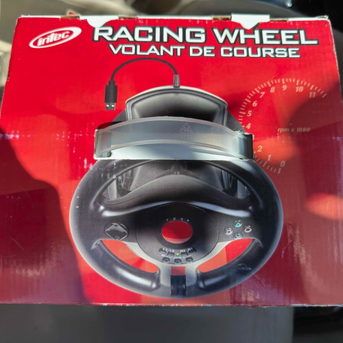 Intec Racing Wheel compatible with PS3 and PC