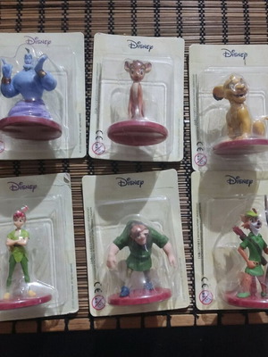 Disney collectible figures new, sealed audio storybooks