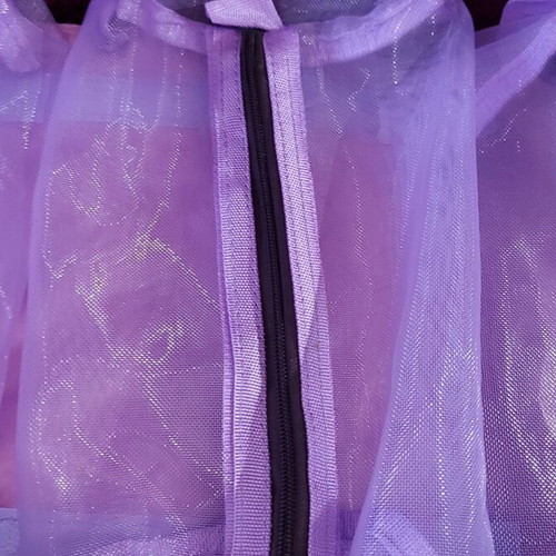 Travel toiletry bag new with 4 small mesh organizers purple