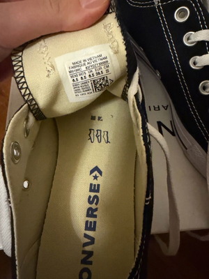 Converse All Star παπούτσια μέγεθος 39,5 μεταχειρισμένα, μαύρα