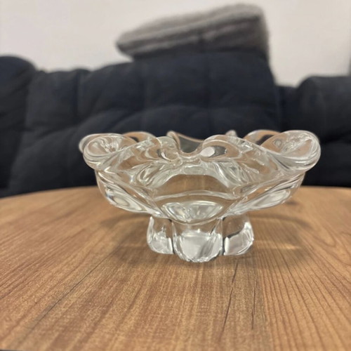 Chribska Bohemian art glass decorative ashtray
