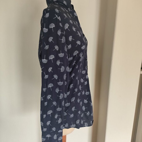 Cavallaro Napoli women's blue printed shirt like new