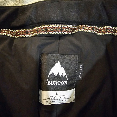 Burton ski or snowboard pants new, black, women's large