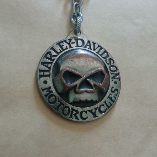Harley Davidson Willie G Skull keychain used