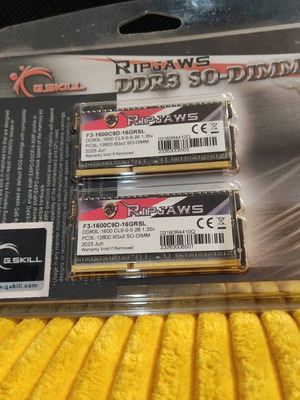 RAM για laptop F3-1600C9D-16GRSL καινούργιο, 16GB